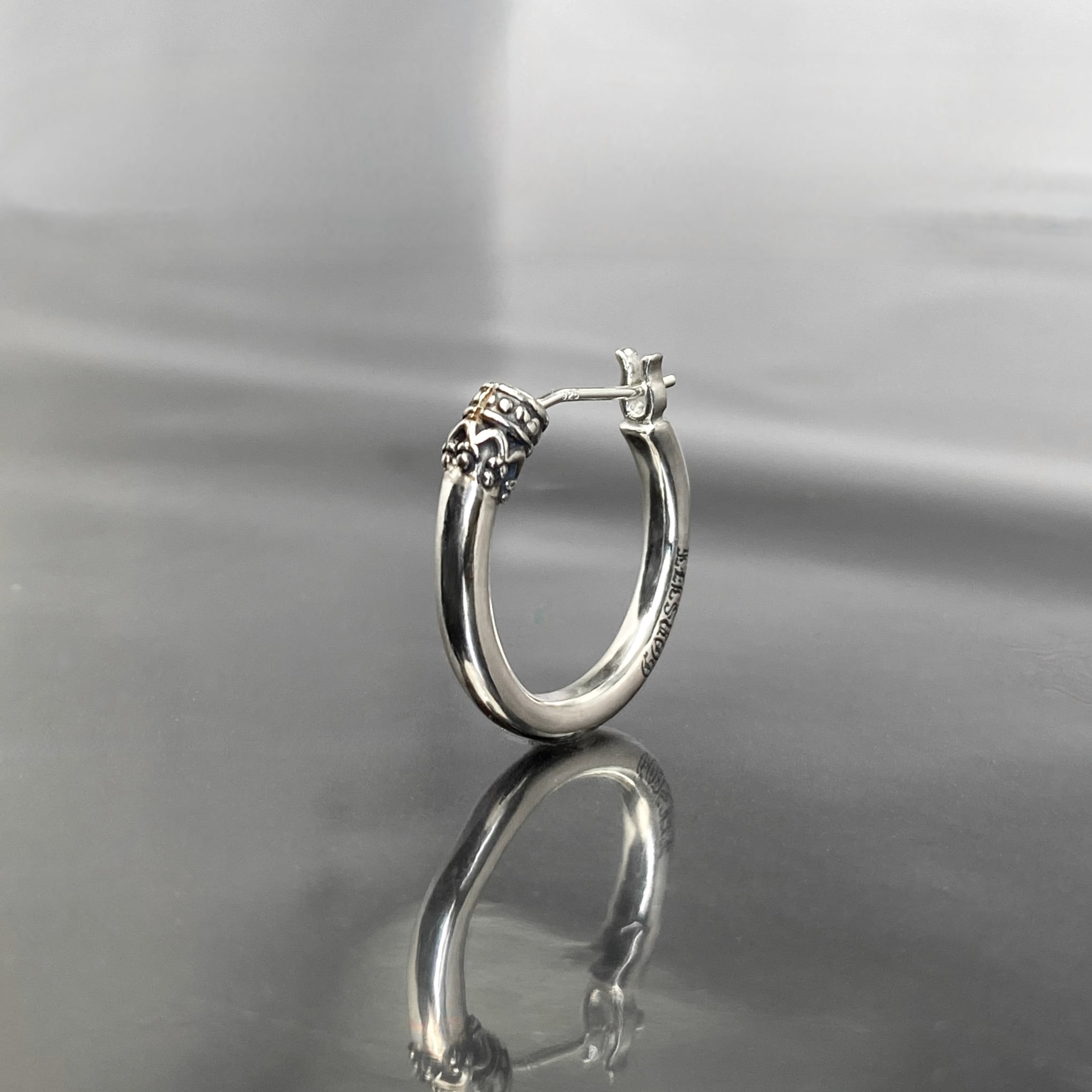CROWN HOOP [LARGE] / クラウンフープピアス L | GODSIZE