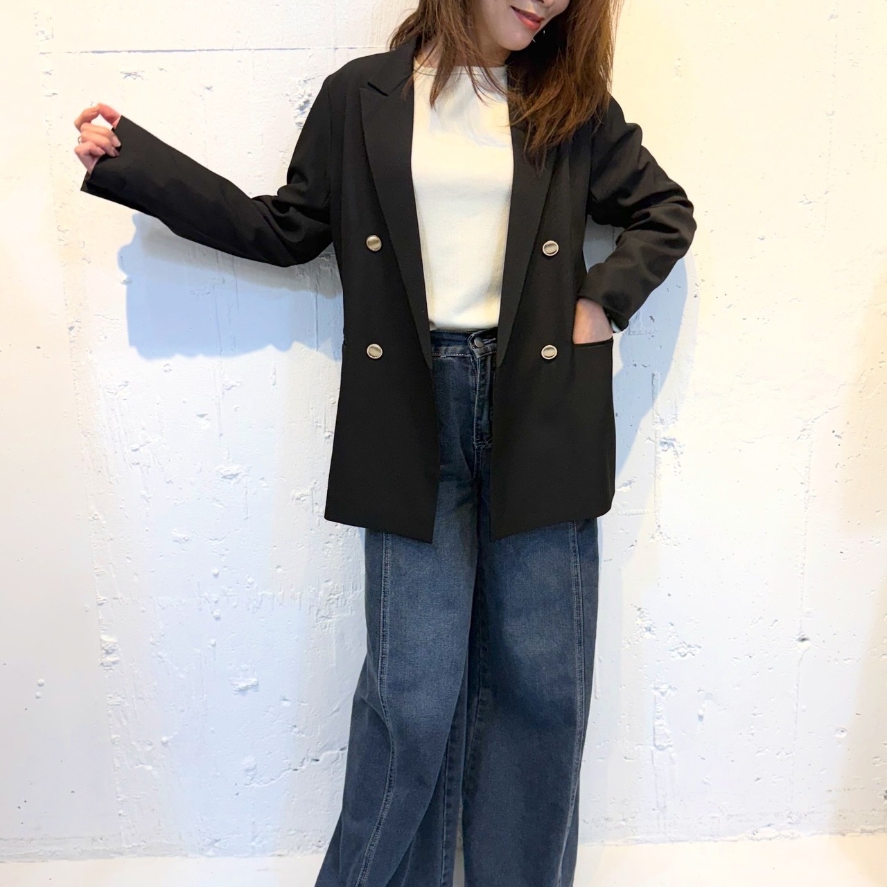 ドスディオサス  dosdiosas 裏地プリントジャケット