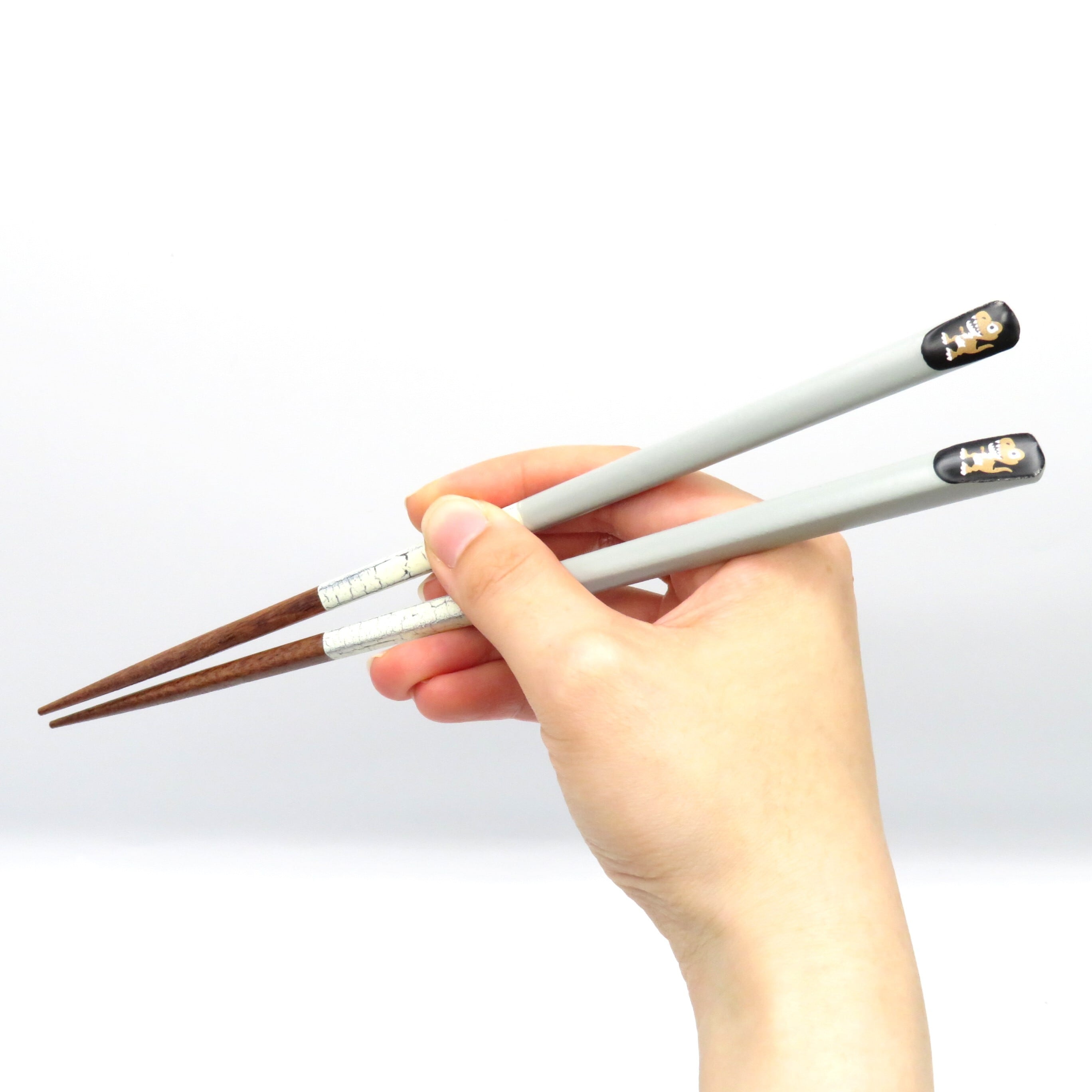 若狭塗 きょうりゅう箸 19cm 伝統工芸品 天削箸 | 福井勝山お土産