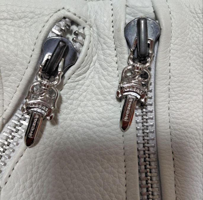 CHROME HEARTS クロムハーツ JJ DEAN / レザーライダース ハンドバッグ
