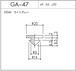 GA-47（EPDM ライトグレー）1個