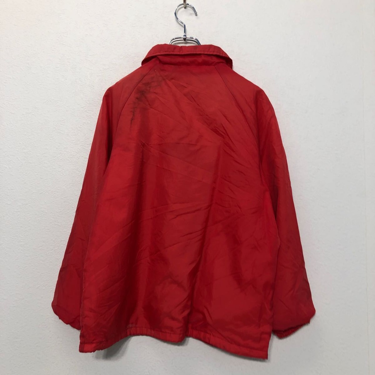 Sears ナイロン コーチジャケット 16 1/2 XL〜 レディース レッド 