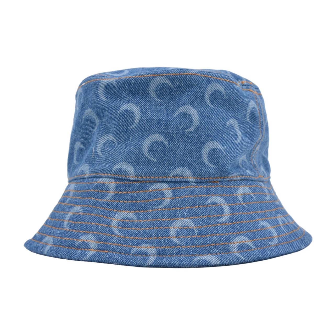 【MARINE SERRE】MOON LASER DENIM BUCKET HAT - 4