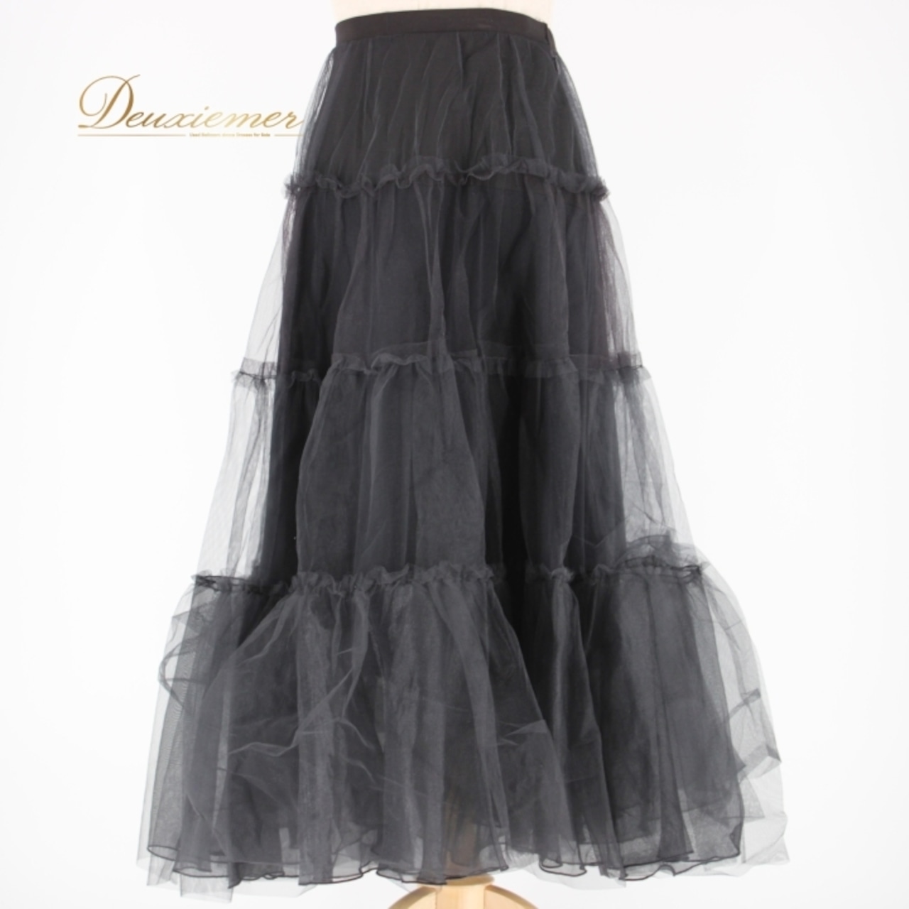 社交ダンス 衣装 スタンダード スカート レッスンウェア チャコット Chacott ブラック系 黒 無地 シンプル フリル チュールスカート 練習着 社交ダンス スカート フィット感 長さ79cm ウエスト29cm 練習用衣装 ダンスウェア レディース ラテンダンス 衣装 チュール スカート 練習着 おしゃれ デザイン コスチューム ポリエステル ポリウレタン ナイロン 生地 軽量 お手入れ簡単