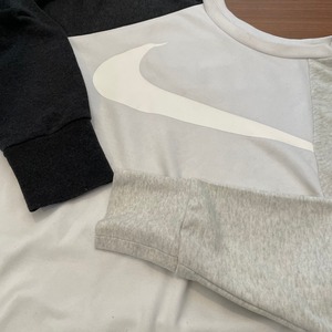 【NIKE】ナイキ Swoosh ビッグスウッシュ ロゴ スウェット トレーナー Mサイズ  US古着