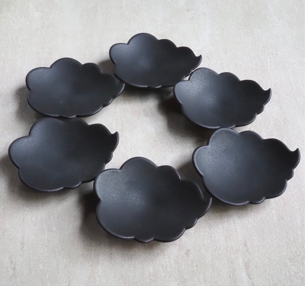 東 一仁/ウンリュウ豆皿 black