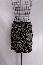 “Frederick’s of Hollywood” Velours pattern mini skirt Made in U.S.A