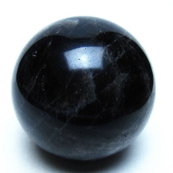 モリオン 黒水晶 丸玉 63mm 一点物 151-9464