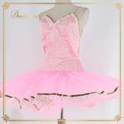バレエ 衣装 Chacott チャコット チュチュ レオタード ピンク系 ゴールド系 ピンク 金 フリル レース ダンス コンクール レディース 大人 衣裳 踊り 舞台 舞台衣装 かわいい 上品 エレガント