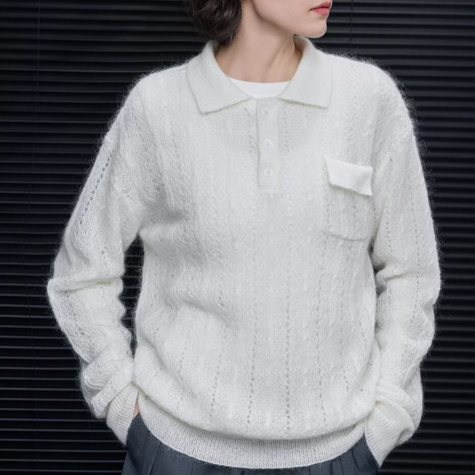 ROBE de PEAU// JOU JOU BOTTLENECK CARDIGAN/ JOU JOU ボトルネック