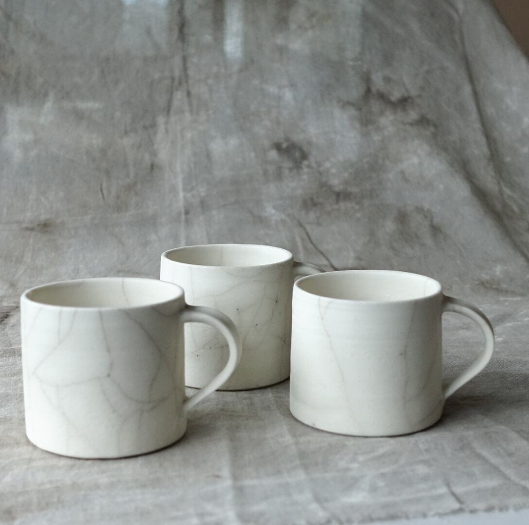 新品未使用 塚崎愛 貫入プレート 2枚セット 塚崎愛 貫入プレートとボウル