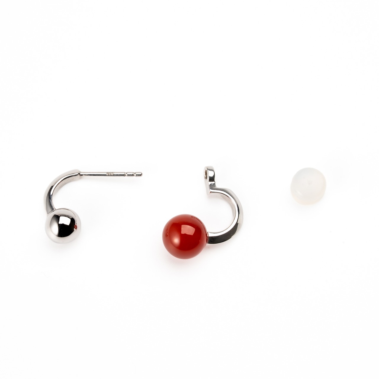 Pierced earring SMA30 ピアス　カーネリアンピアス
