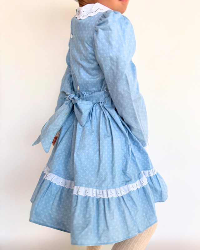 【4T相当・vintage 】ピンタックドレス