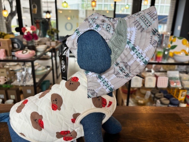 犬用帽子　ペット用帽子　オルテガハット [サイズ: L] [カラー: ベージュ]