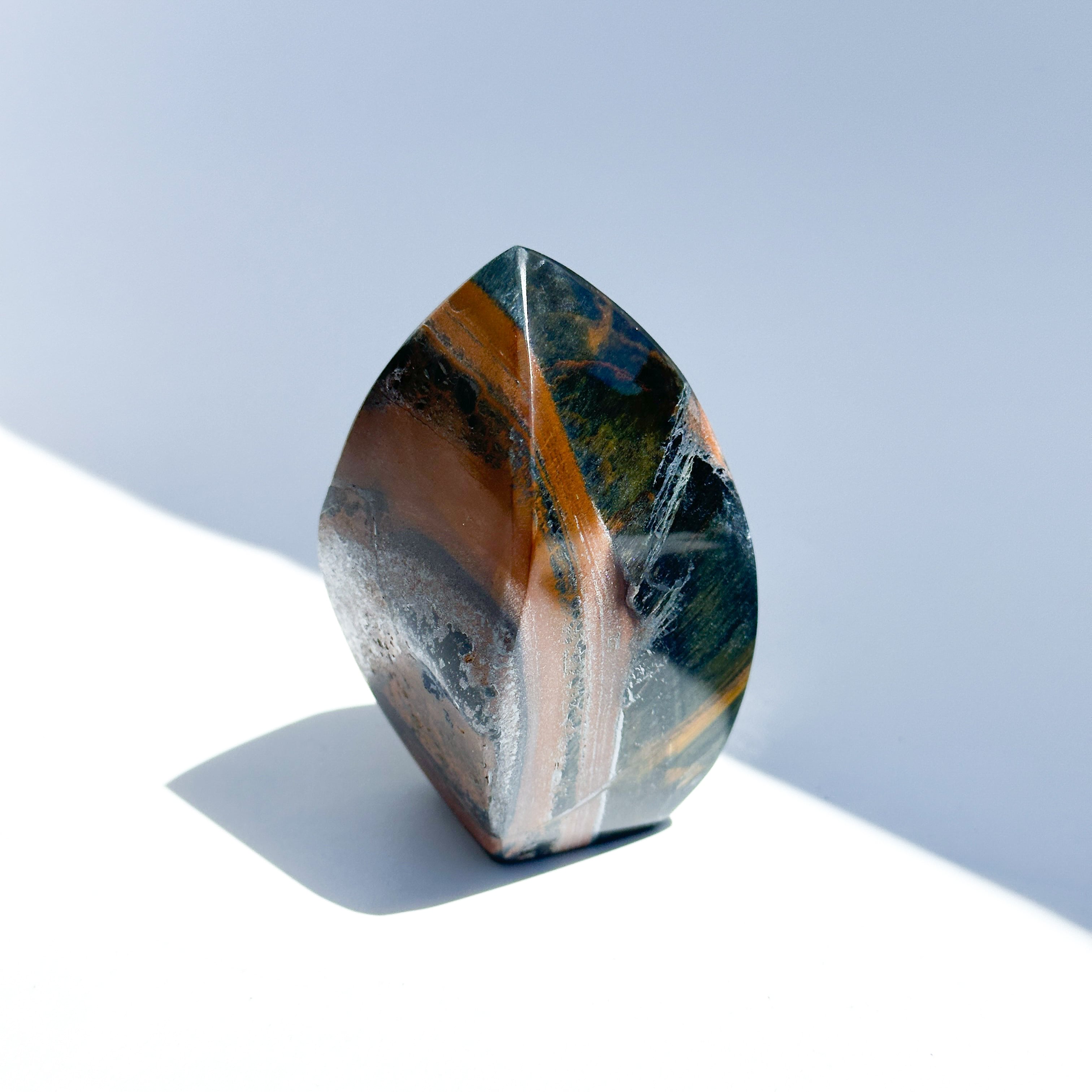ブルータイガーアイ フレイム 03◇ Blue Tiger's eye ◇天然石・鉱物
