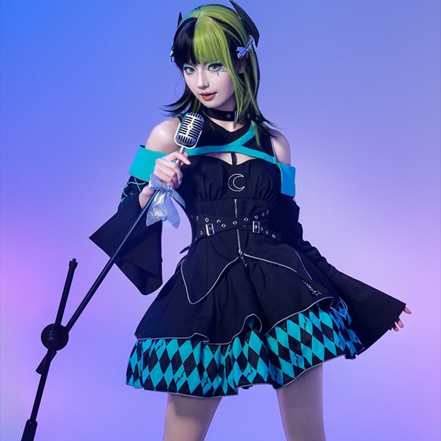 地雷系 サイバーパンクセットアップ 双子コーデ×ライブ向け｜WithU
