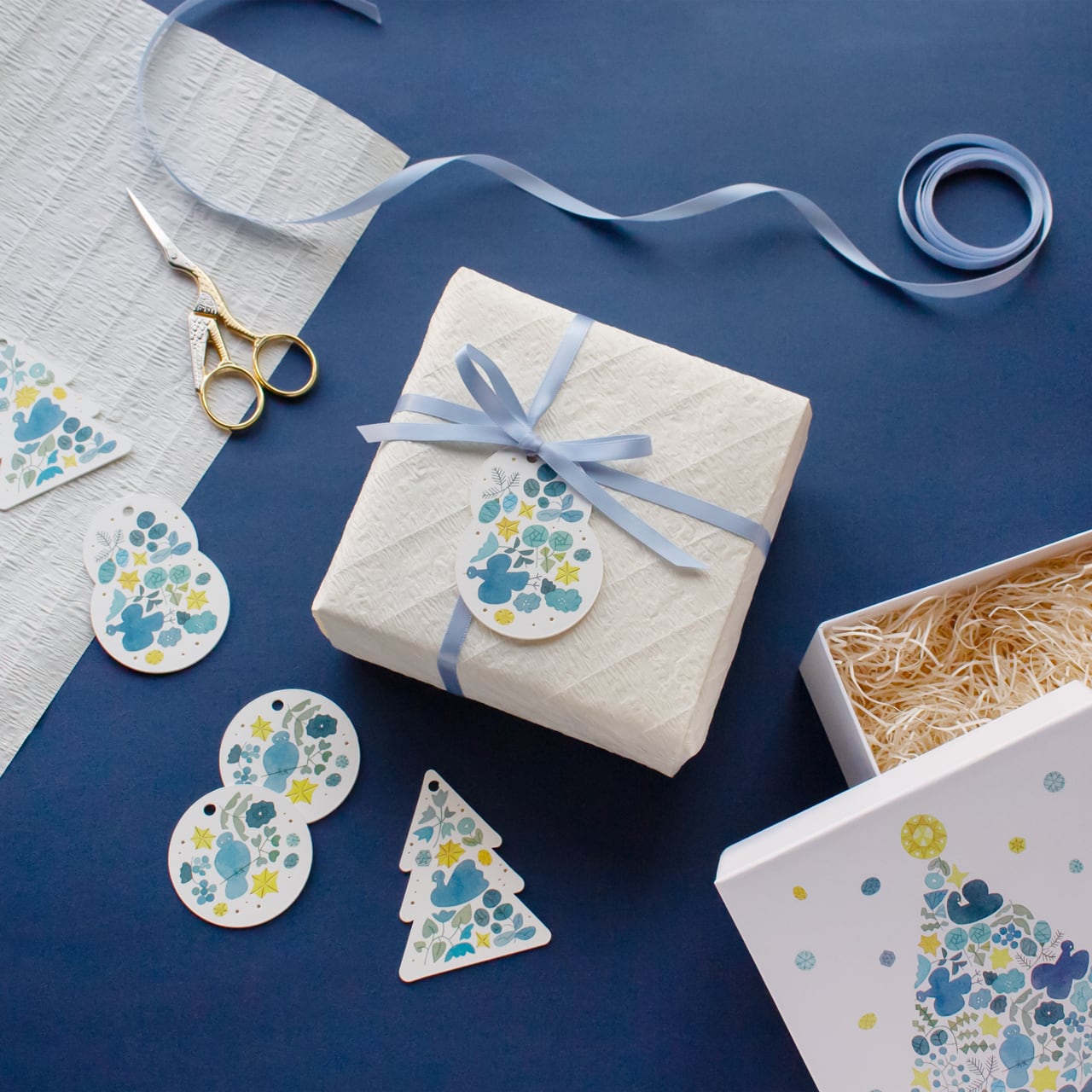 手染めペーパータグᡣ੭ ネコポス対応】PAPER ORNAMENT TAG／ ペーパー オーナメントタグ