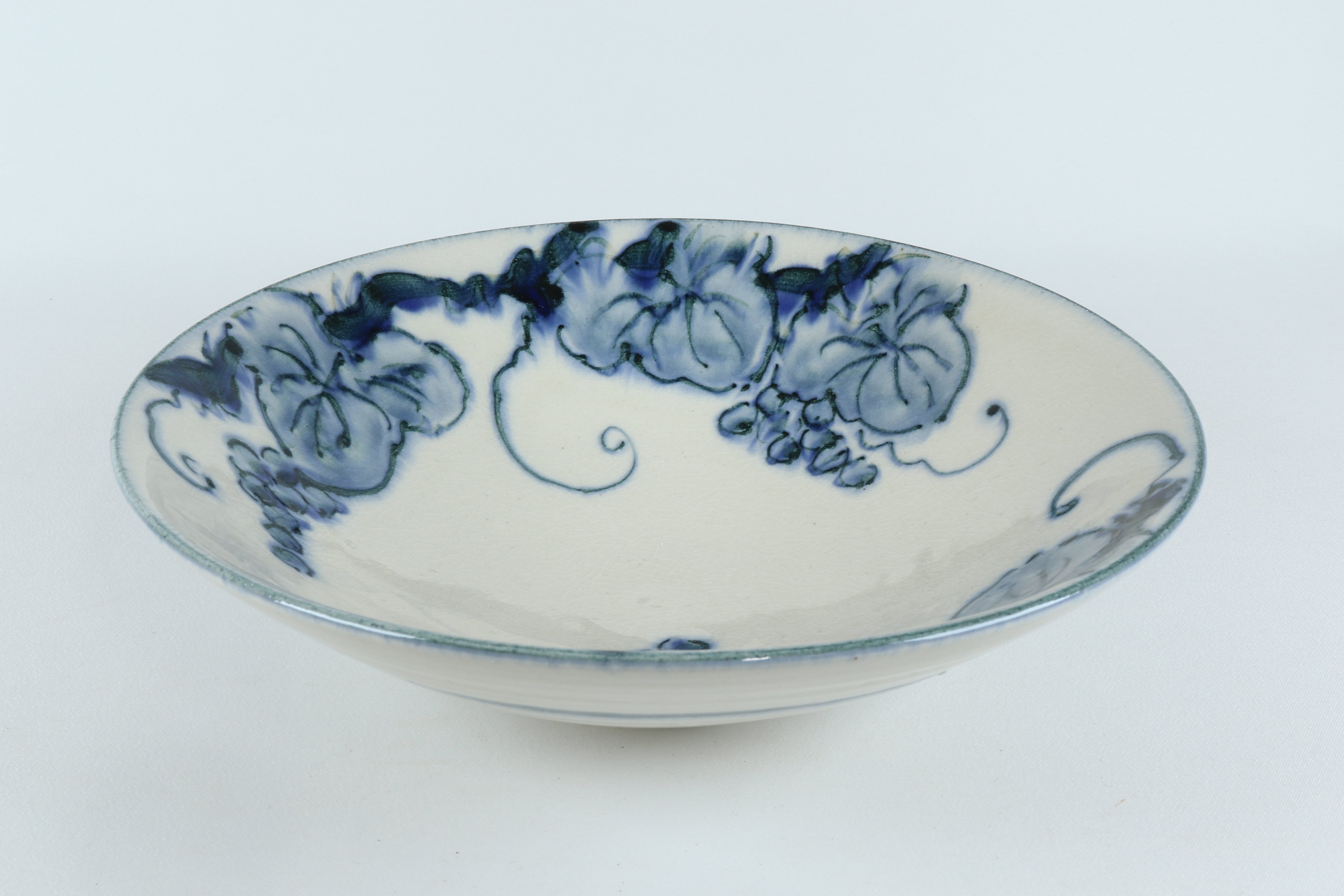 安南 平型盛鉢 葡萄【B級品 特価】