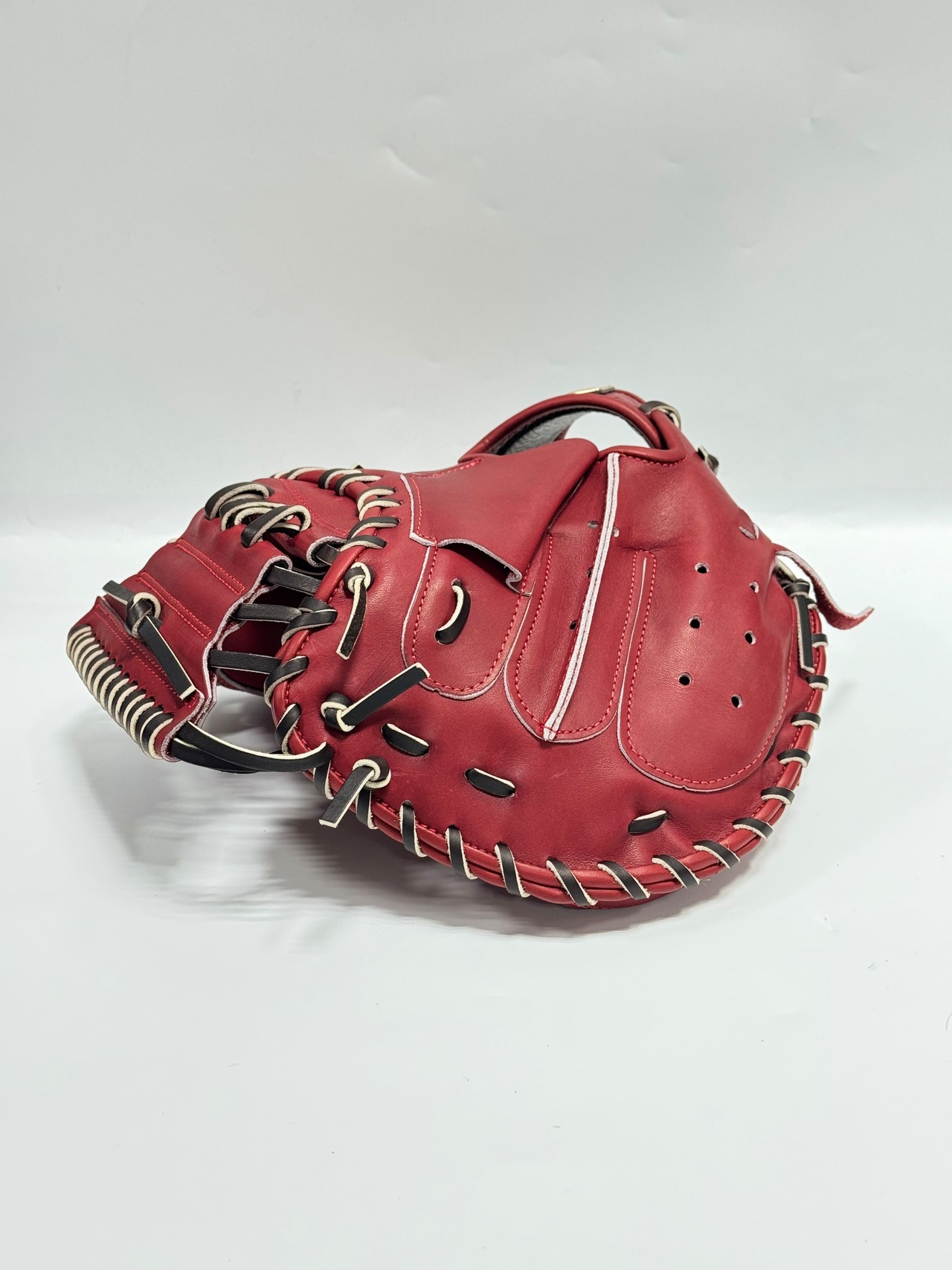 ZETT PROSTATUSーゼットプロステイタス michii supreme order 硬式グローブ ゼットミチイオリジナルグラブ 右投げ用 272型 森モデル ボルドーブラウン×ブラウン 86・画像5