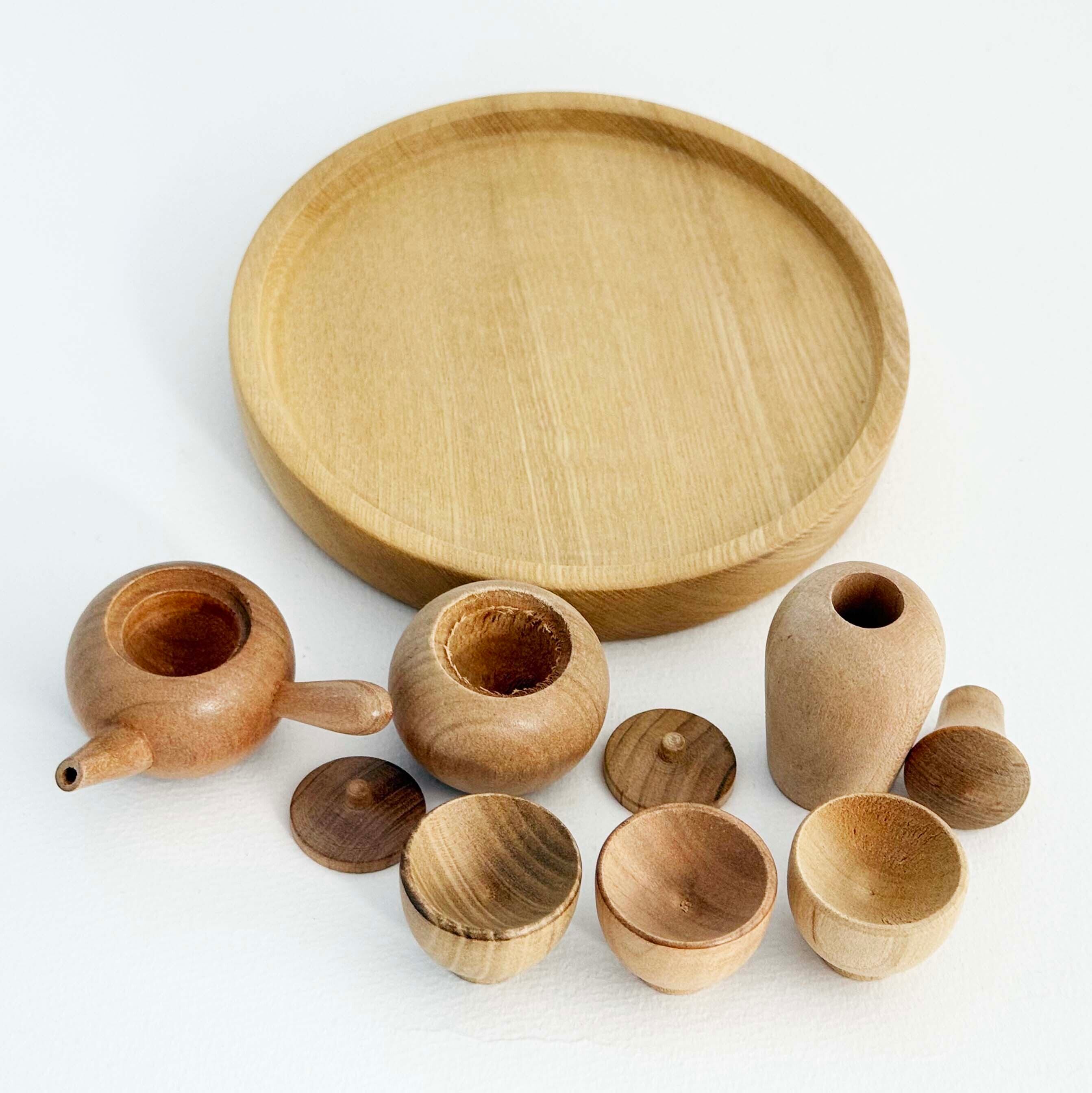 木地玩具 ミニチュアままごとセット