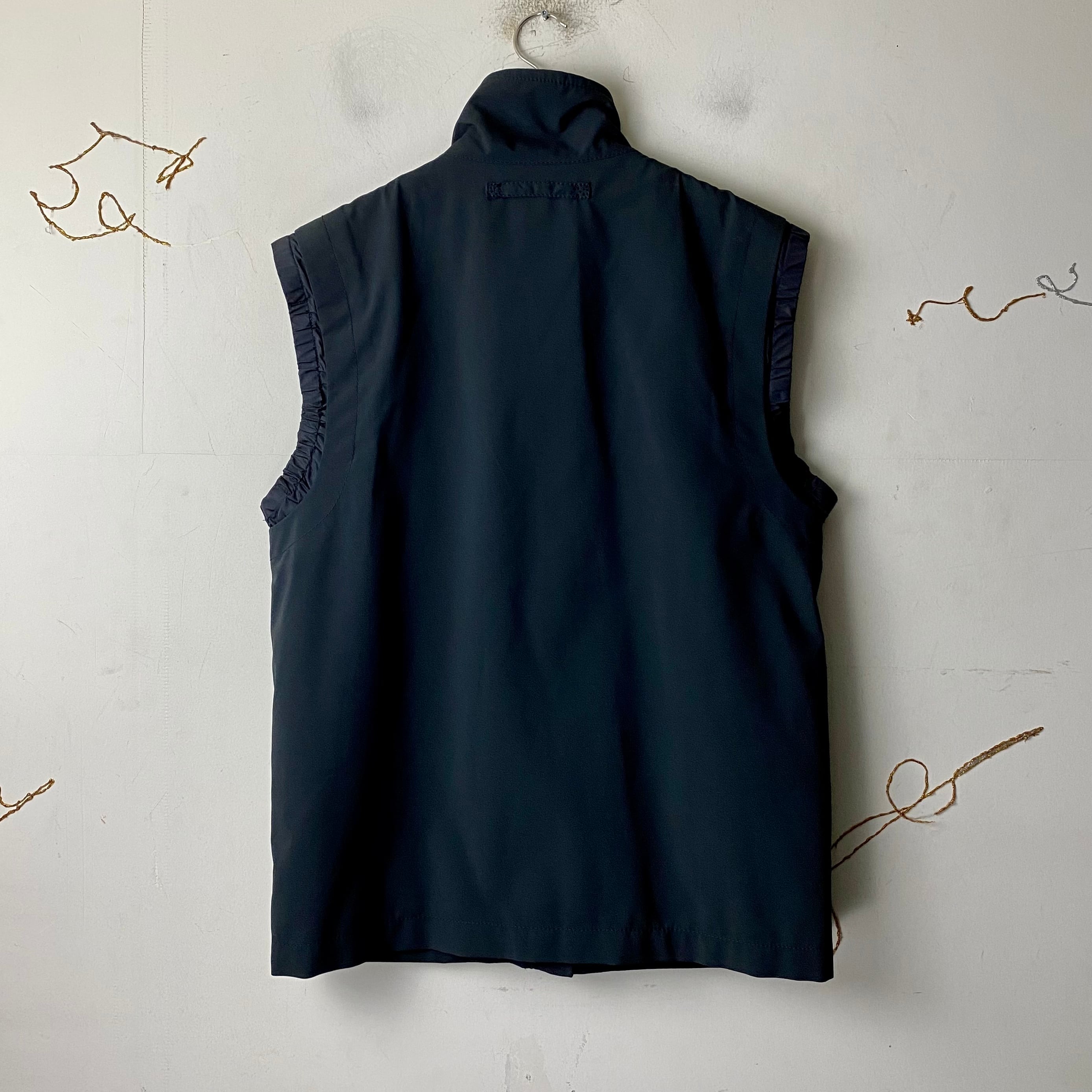 PRADA SPORT black nylon vest | NOIR ONLINE