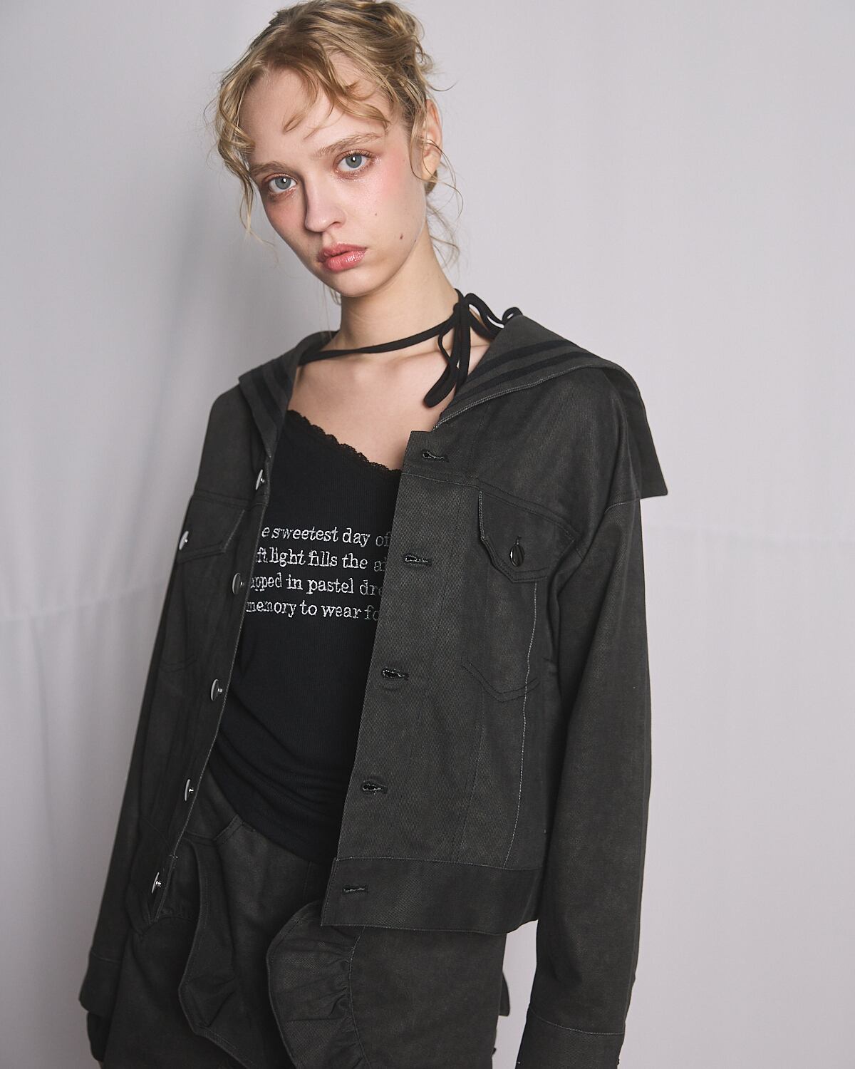 S/S セーラーデニムジャケット | lilLilly official webstore