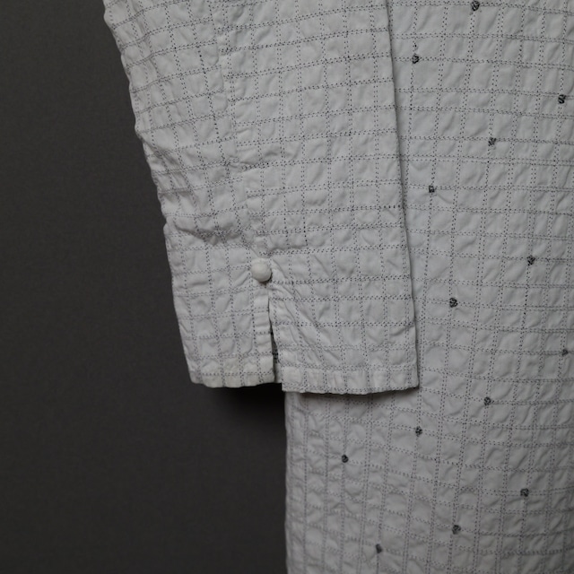 [ASHA by MDS]  Textured Grid Shirt