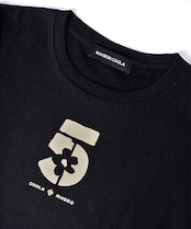 5ロゴプリントコンパクトTシャツ (BLACK) CQ-49005