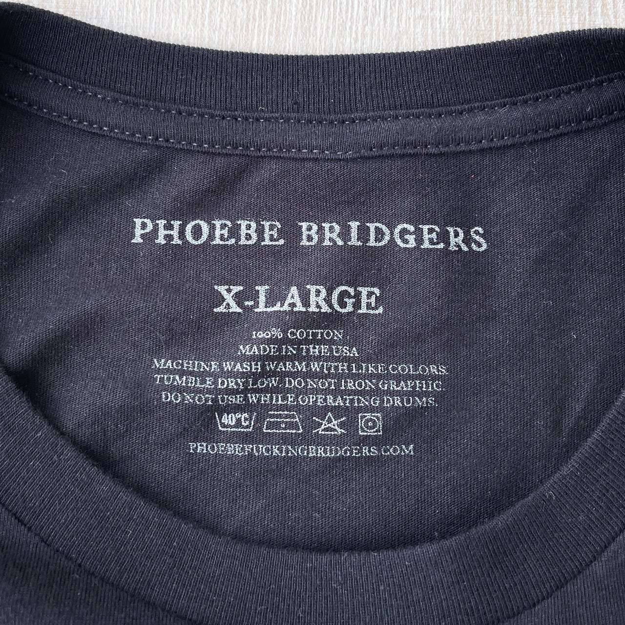 Phoebe Bridgers Longsleeve Tee│古着 フィービーブリジャーズ