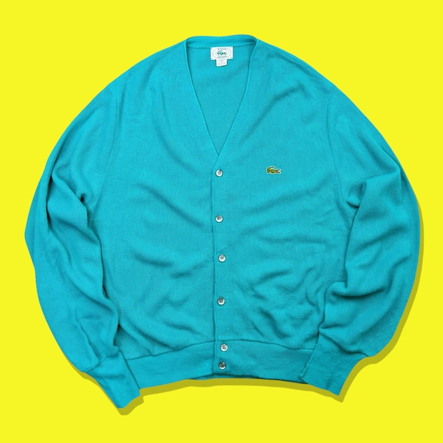 80s IZOD LACOSTE Acrylic Cardigan