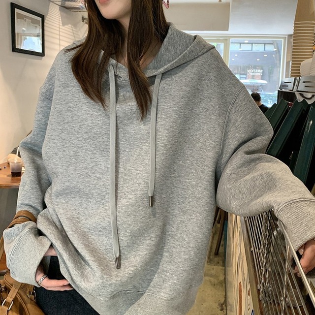 フーデッドスウェットプルオーバー 3color [am03307]