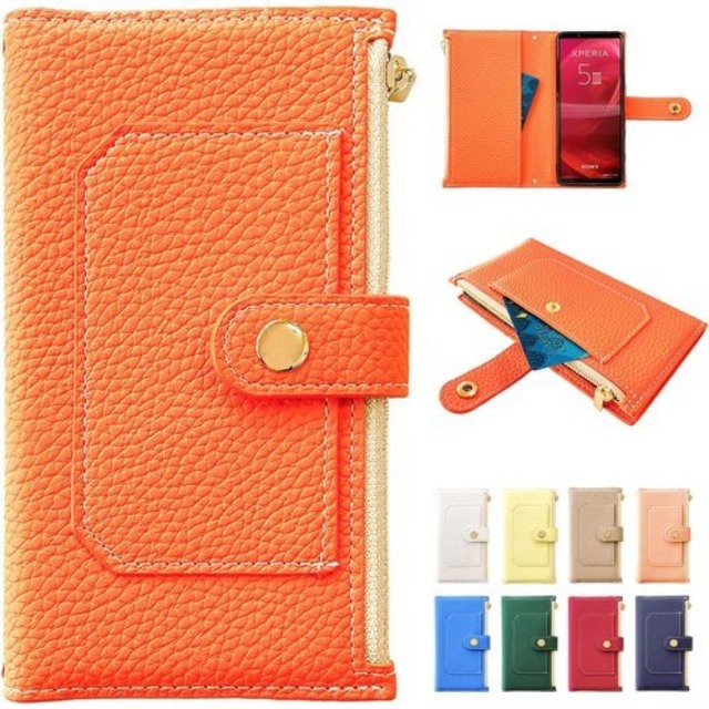 sc-51b galaxy s21 5g scg09 ポケット付 リュクスな型押し 手帳型 ケース カバー 内側ケース 黒TPU スマホ 手帳 スマホケース スマホカバー sc51b galaxys21 sc51bケース sc51bカバー ギャラクシー 品 オレンジ 1269