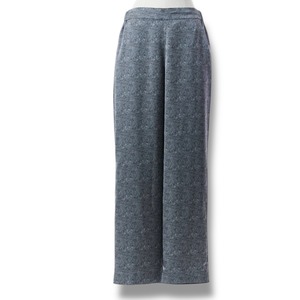 SATIN PAISLEY TROUSERS－Grey〖IKITSUKE〗サテンペイズリーパンツ イキツケ