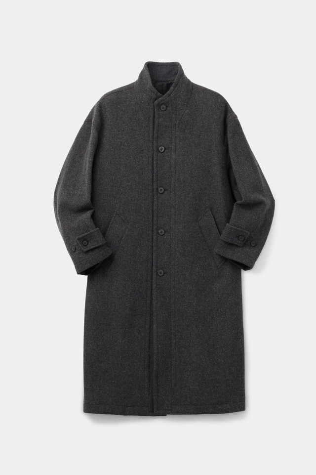 [COOR] Cashmere Blend High Neck Coat (Cinder Gray) 正規品 韓国ブランド 韓国通販 韓国代行 韓国ファッション クール クーア クアー 日本 店舗