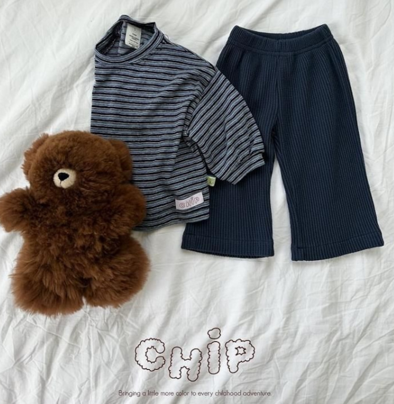 【取寄】CHIP ストライプT|秋服|韓国子供服|26/AT