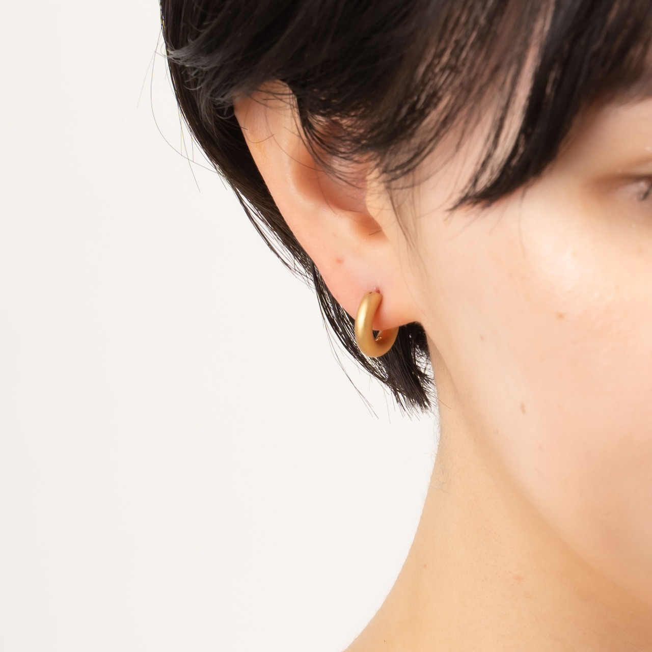 Gold(matte)pierced earrings GMA18matteピアス(マット仕上）