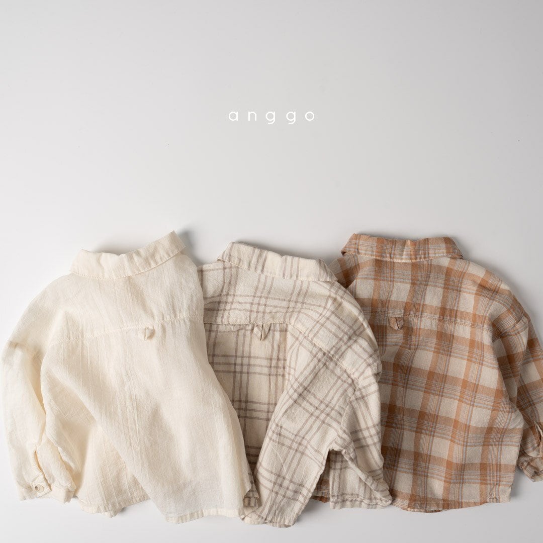 【即納】anggo / チェックシャツ