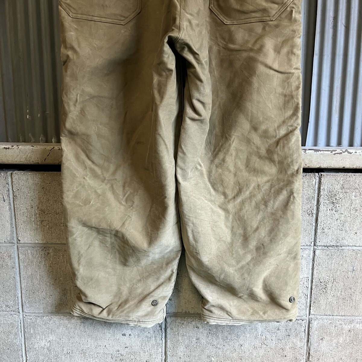 40年代 ビッグサイズ 米軍実品 U.S.NAVY N-1 デッキパンツ