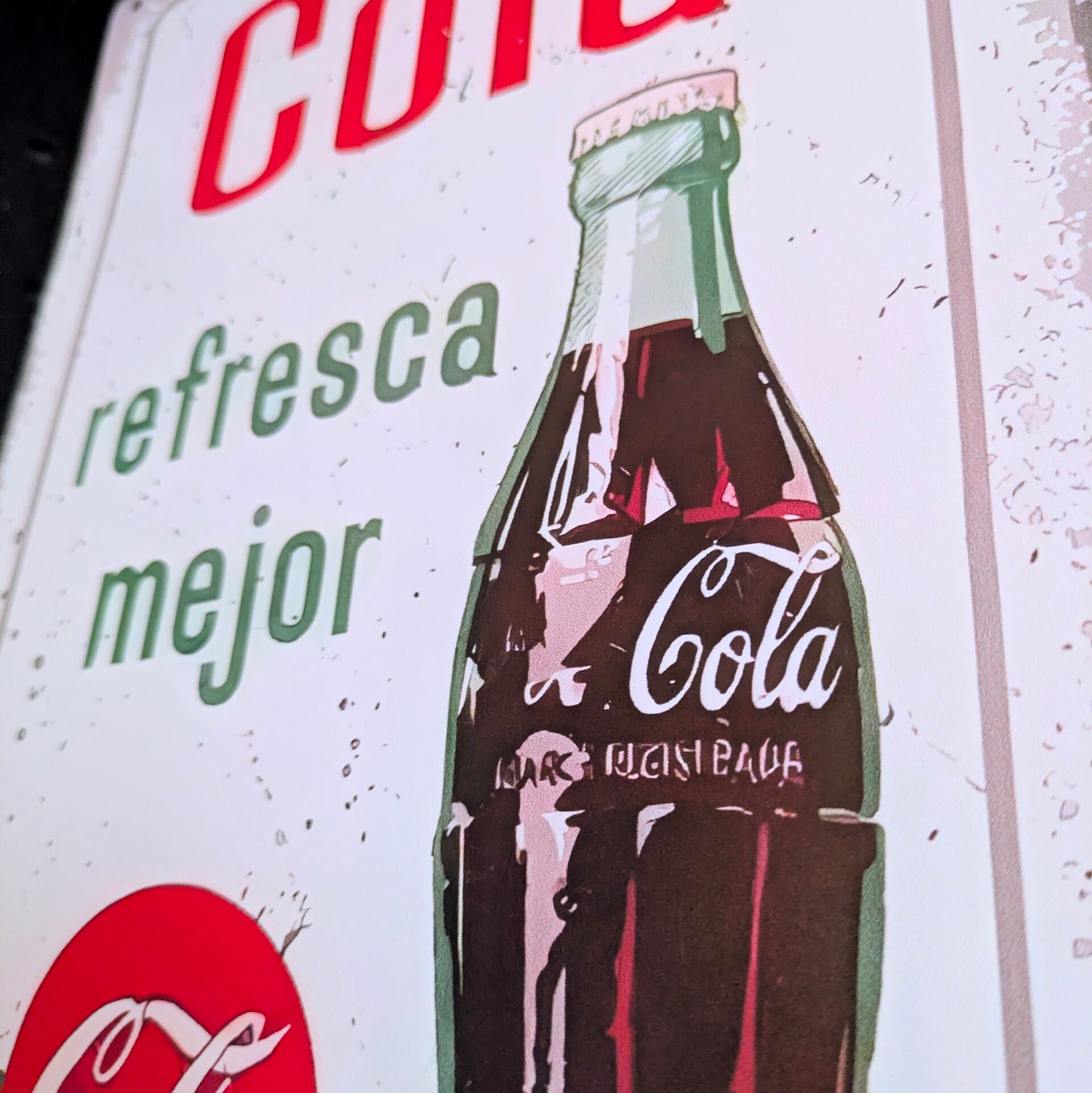 送料無料！ちょうどいいブリキ看板 【 Coca-Cola ( コカ・コーラ ) / Coke 】 METAL SIGN / メタルサイン / ブリキ看板 / サインボード / ビンテージ加工〚アメリカン雑貨 アメトイ〛