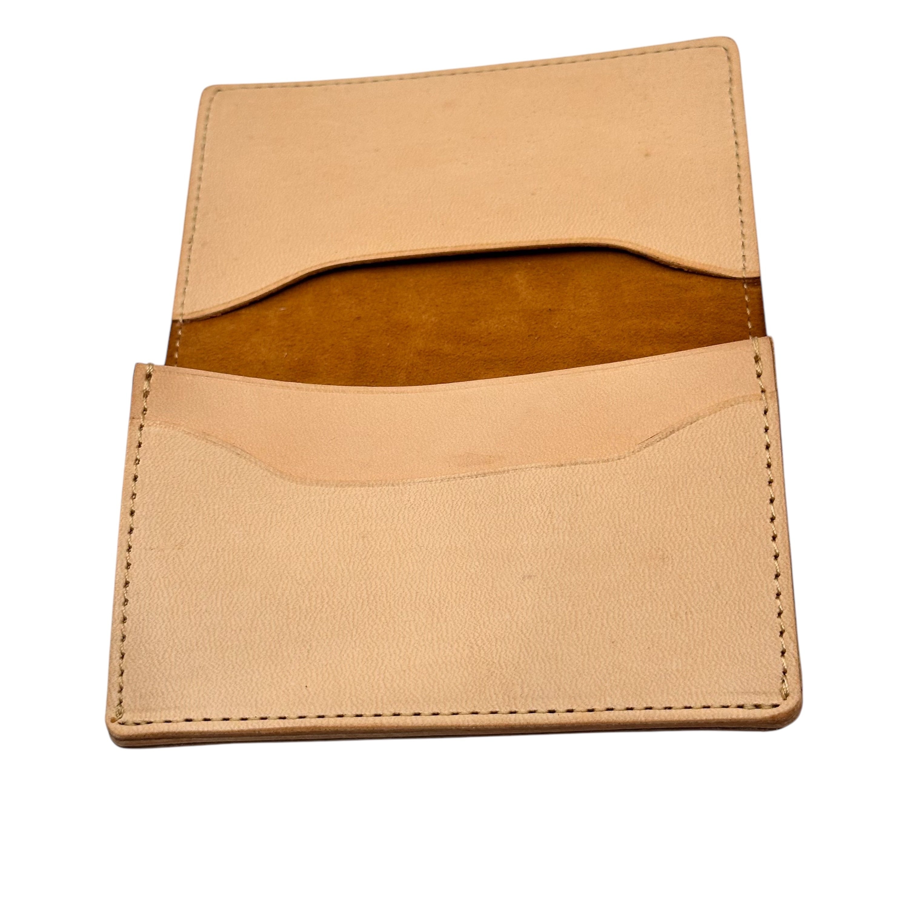 ジビエレザー 鹿革 二つ折りカードケース】 | BonCraft (ボンクラフト