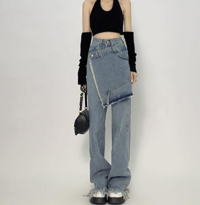 注目すべきアイテム 早い者勝ち ボトムス ズボン パンツ デニム レイヤード