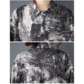水墨風 ビックシルエット シャツ  30084