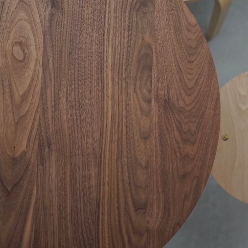丸テーブル φ100cm ウォールナット ダイニングテーブル 丸型ダイニングテーブル 木製 おしゃれ 100 テーブルのみ
