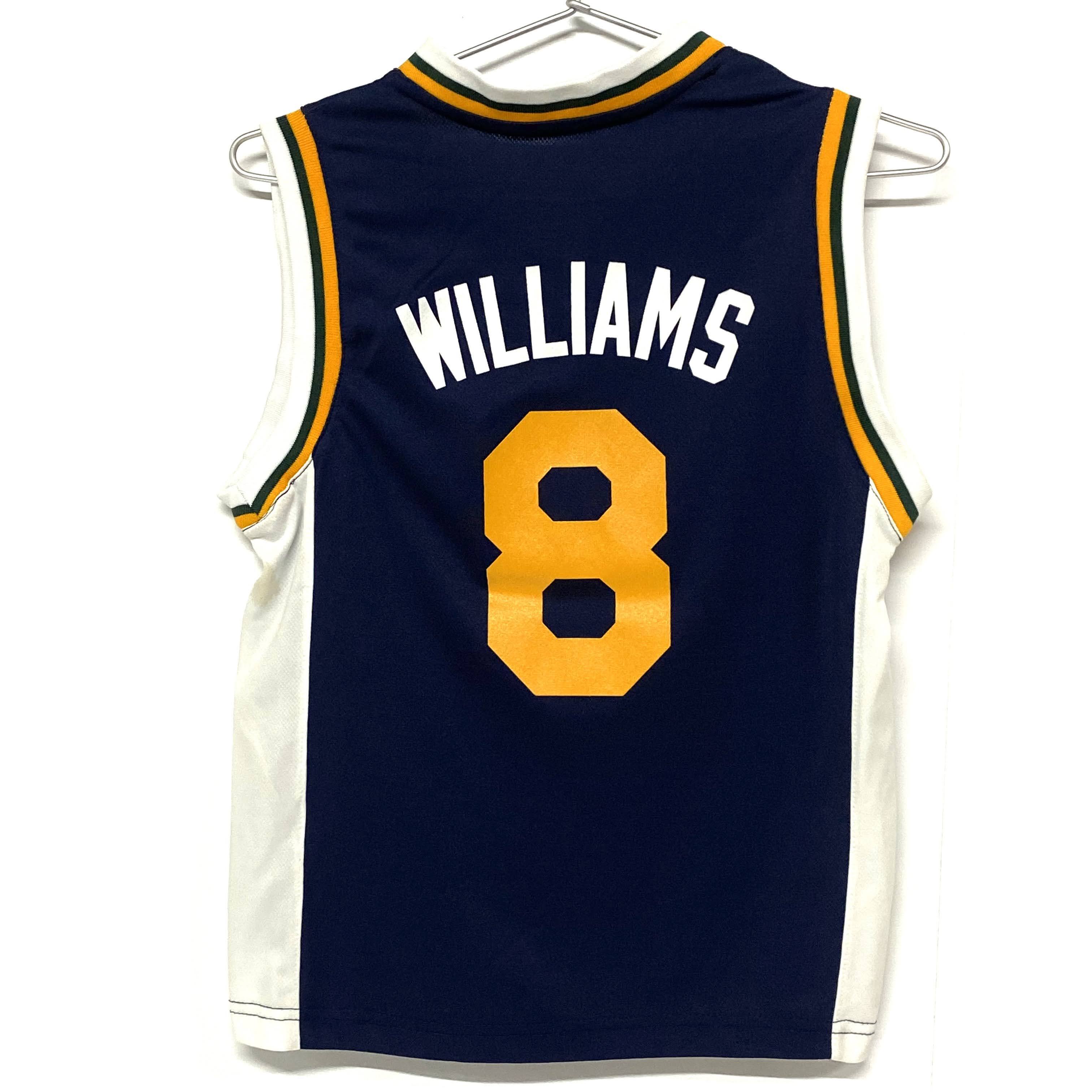 【キッズ】adidas アディダス NBA Utah Jazz Deron Michael Williams デロン・マイケル・ウィリアムス  レプリカユニフォーム ゲームシャツ 8歳位 135?相当 子供服 古着 【ゲームシャツ】 | cave 古着屋【公式】古着通販サイト