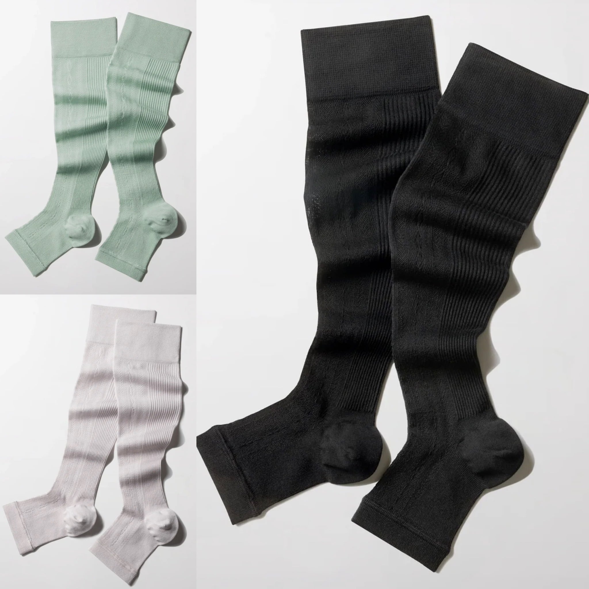 《 11/3まで|期間限定POPUP 》【 MAEE 】コンプレッションソックス (オープントゥアイレット)