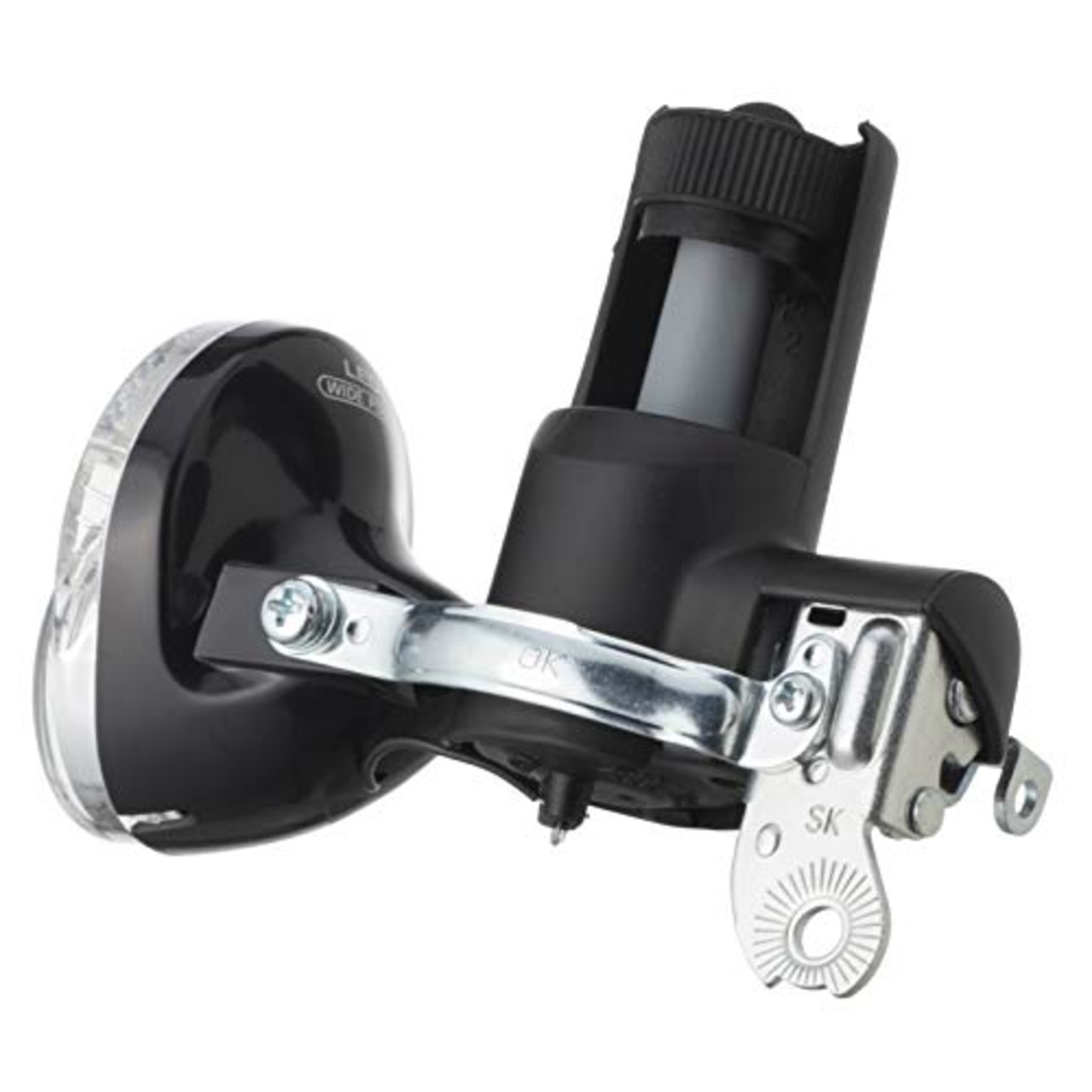 パナソニック(Panasonic) LED発電ランプ ワイドLED 自転車 ブラック W58×D128×H105mm NSKL138-B