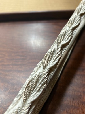和小物さくら｜帯締め 高麗　木の葉　金糸入り