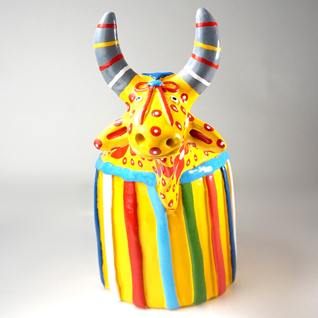 フォークアート 北東部 ブンバ・メウ・ボイ 黄色お花