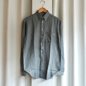 GIORGIO ARMANI 黒タグ COTTON RAYON STRIPE SHIRT