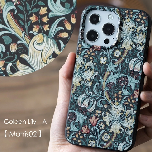 iPhone エコスマホケース 02.Golden Lily　A